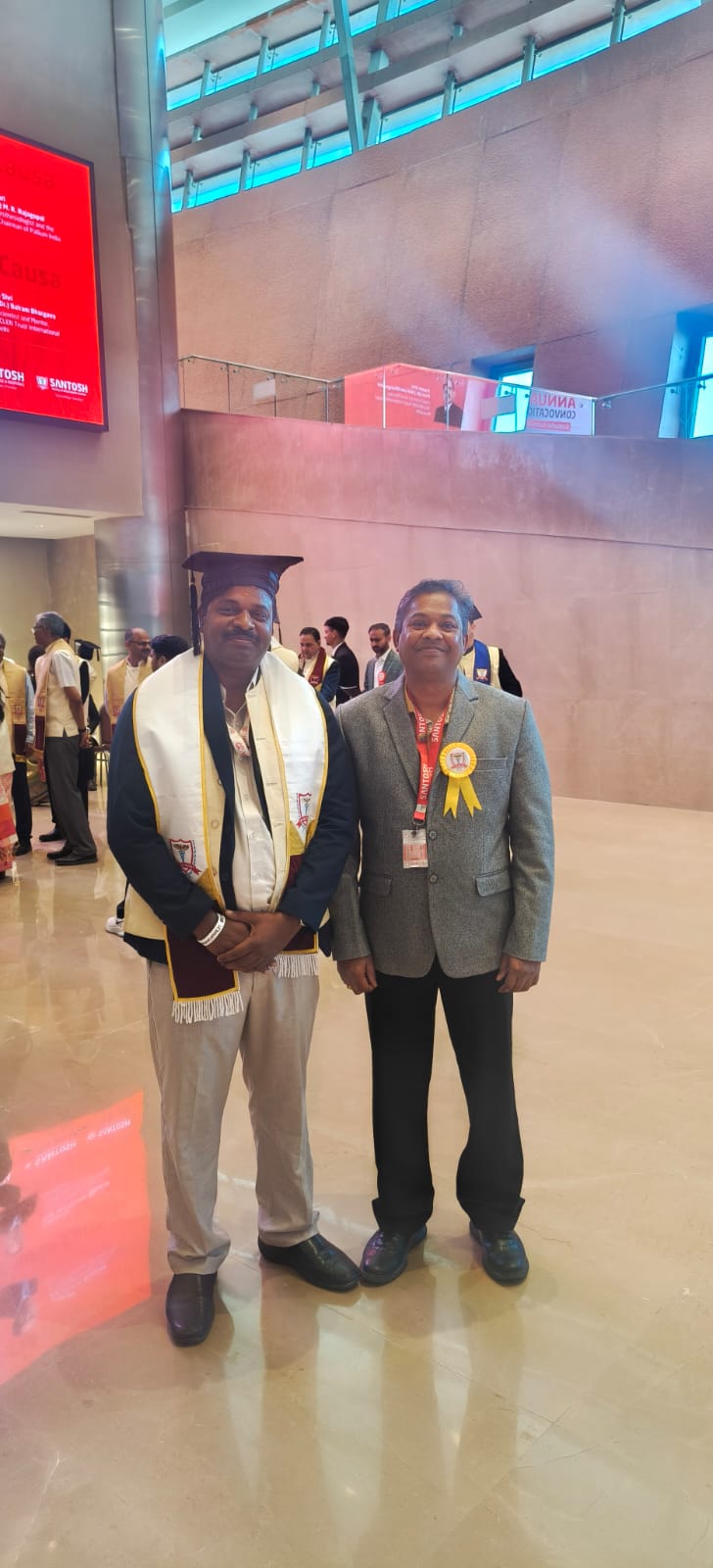 Our principal got awarded PhD OT