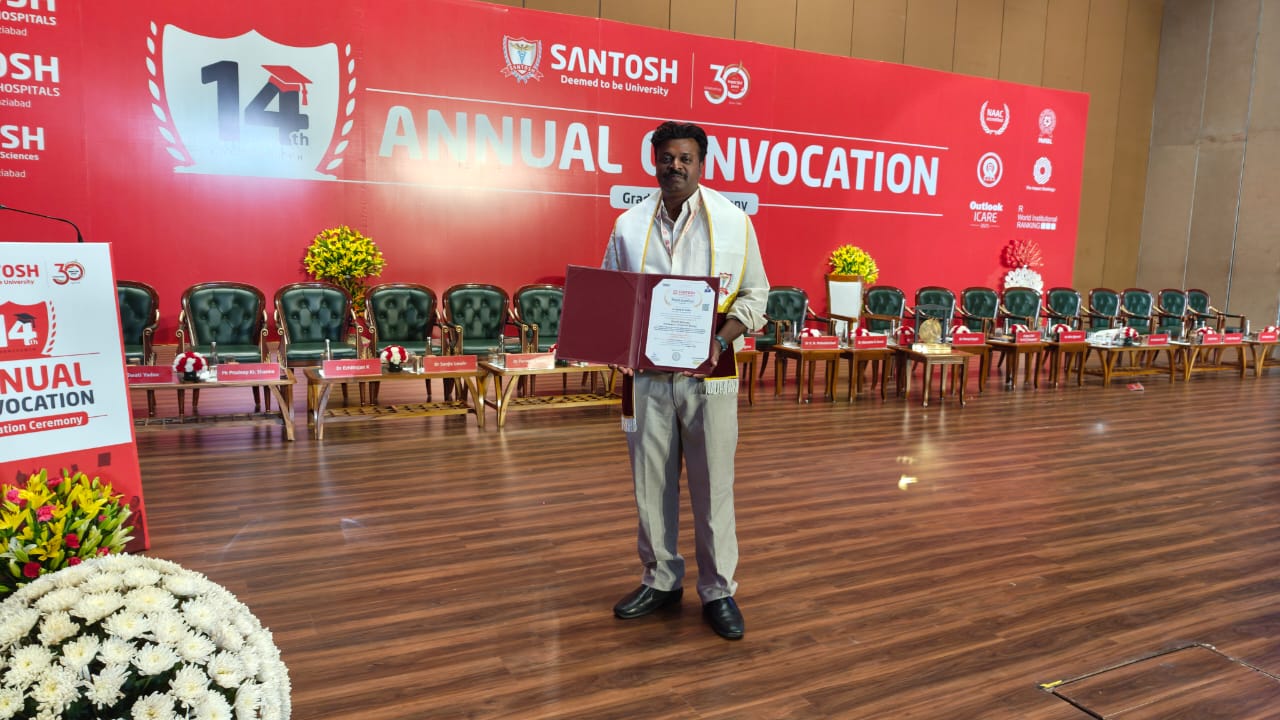 Our principal got awarded PhD OT